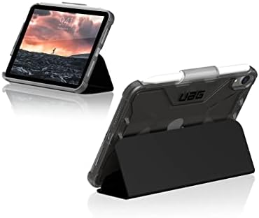 UAG iPad Mini Case [מסך 8.3 אינץ '] PLYO, שחור/קרח ואייפד מיני [מסך 8.3 אינץ'] פרימיום מגן זכוכית מחזק כפול פלוס